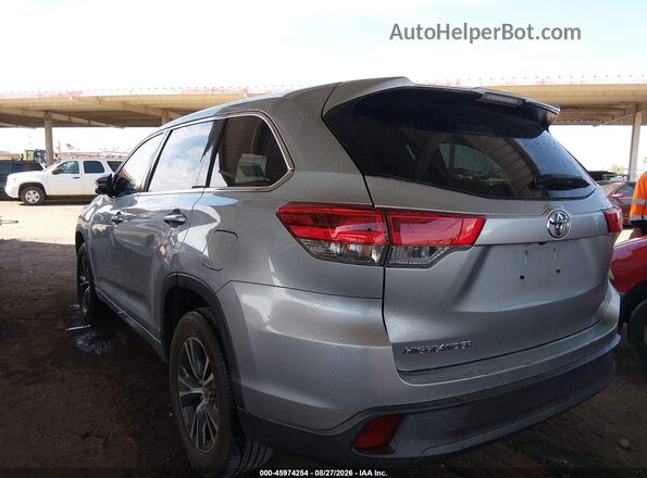 5TDZZRFH3JS236736 2018 TOYOTA HIGHLANDER Серебряный Задняя левая четверть