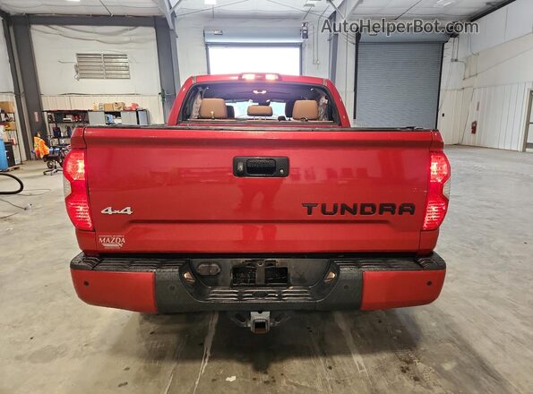 5TFAW5F17JX749595 2018 TOYOTA TUNDRA Burgundy 