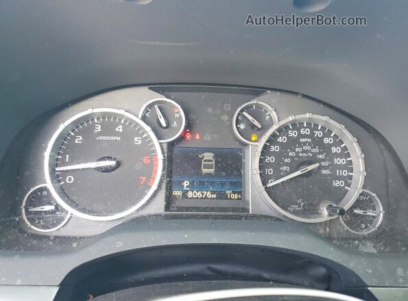 5TFAY5F1XHX616074 2017 TOYOTA TUNDRA Серый Вид щитка приборов