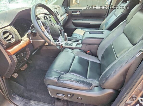 5TFBY5F1XMX979148 2021 TOYOTA TUNDRA Charcoal Front interior view