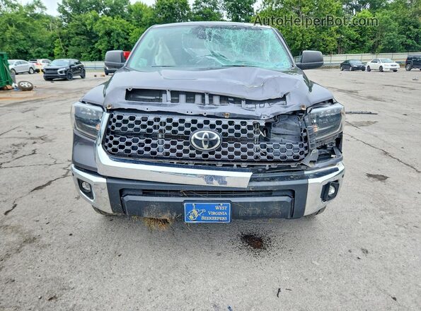 5TFDY5F10MX964165 2021 TOYOTA TUNDRA Black Front view