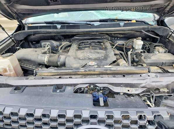 5TFDY5F10MX964165 2021 TOYOTA TUNDRA Black Rear interior view