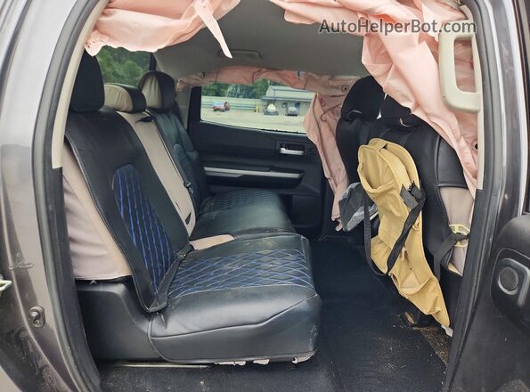 5TFDY5F10MX964165 2021 TOYOTA TUNDRA Black Rear seats view