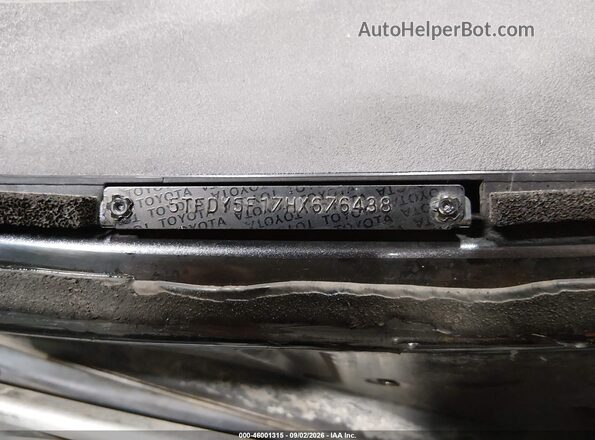 5TFDY5F17HX676438 2017 TOYOTA TUNDRA Gray Շարժիչի բաժամունքի տեսք