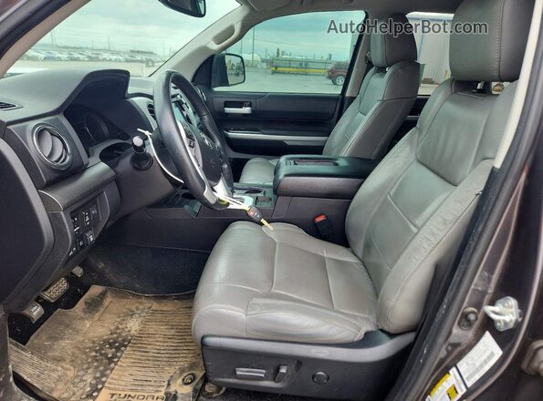 5TFDY5F19MX037827 2021 TOYOTA TUNDRA Gray Front interior view