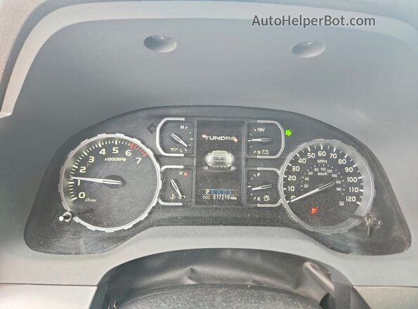 5TFDY5F19MX037827 2021 TOYOTA TUNDRA Gray Instrument cluster view