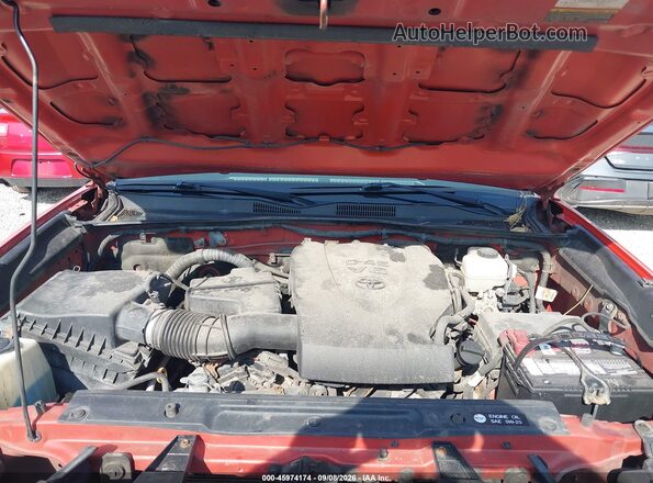 5TFDZ5BN0GX009733 2016 TOYOTA TACOMA Оранжевый Вид сзади