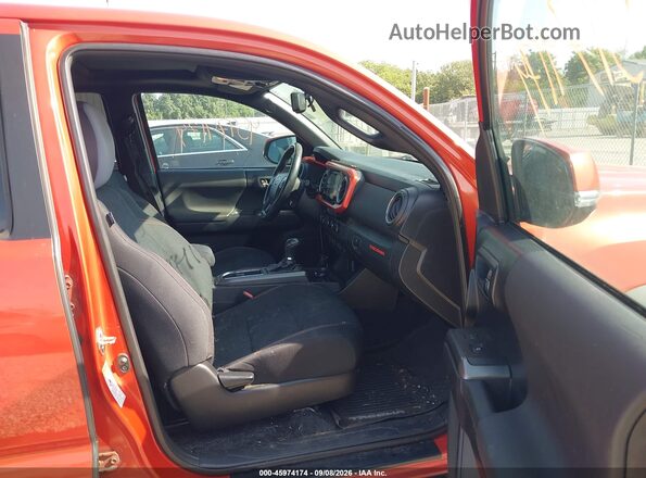 5TFDZ5BN0GX009733 2016 TOYOTA TACOMA Оранжевый Вид салона спереди