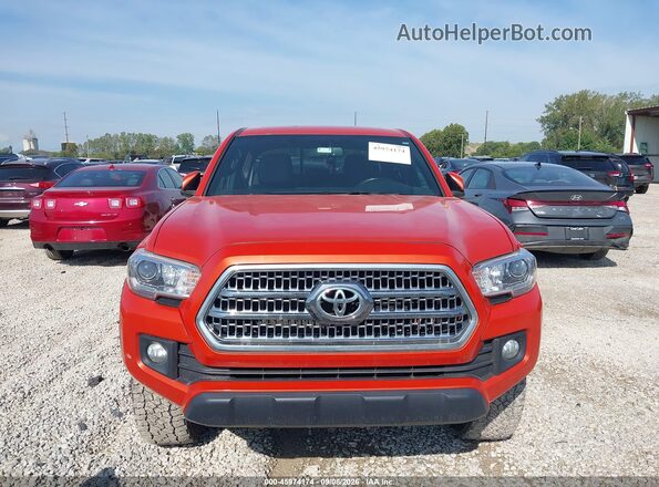 5TFDZ5BN0GX009733 2016 TOYOTA TACOMA Оранжевый Вид щитка приборов