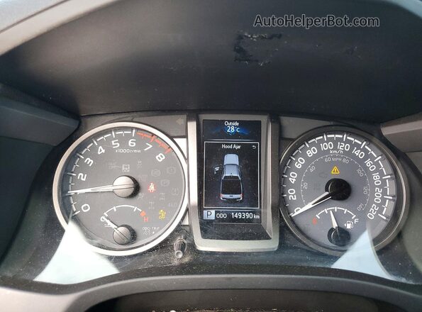 5TFDZ5BN4MX062995 2021 TOYOTA TACOMA Silver Սարքավորումների վահանակի տեսք