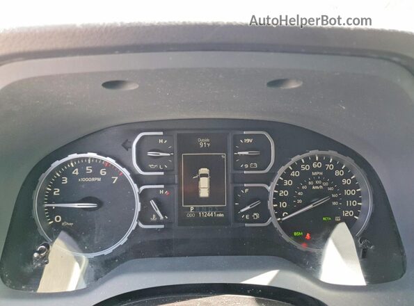 5TFEY5F19MX286729 2021 TOYOTA TUNDRA Silver Vista del cuadro de instrumentos