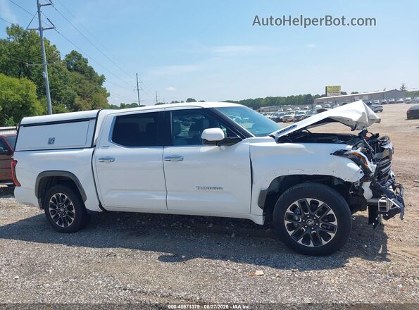 5TFJC5AB5SX004080 2025 TOYOTA TUNDRA HYBRID White Սալոնի 360 աստիճան տեսք