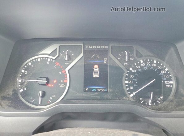 5TFKB5CD9PX001616 2023 TOYOTA TUNDRA Белый Вид щитка приборов