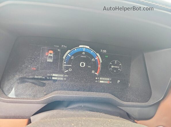 5TFMA5AB7PX023563 2023 TOYOTA TUNDRA Синий Вид щитка приборов