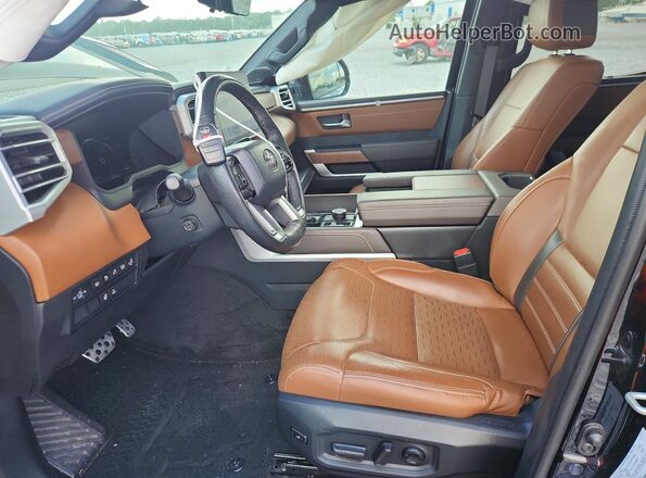 5TFMC5DB5PX017301 2023 TOYOTA TUNDRA Черный Вид салона спереди