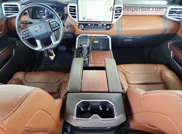 5TFMC5ECXRX007826 2024 TOYOTA TUNDRA Black Widok deski rozdzielczej