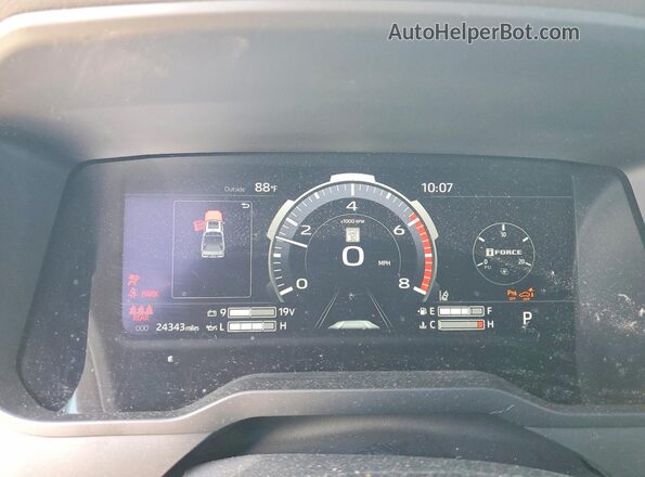 5TFNA5DB8SX292700 2025 TOYOTA TUNDRA White Սարքավորումների վահանակի տեսք