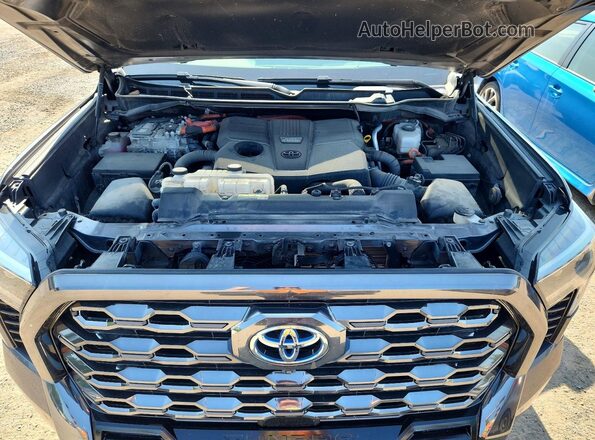 5TFNC5DB8PX027650 2023 TOYOTA TUNDRA Серый Вид задней части салона