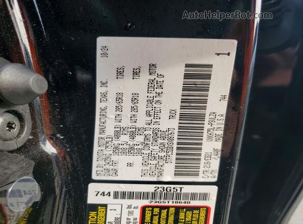 5TFPC5DBXSX087673 2025 TOYOTA TUNDRA Black Vista del compartimento del motor