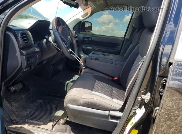5TFRM5F12KX143373 2019 TOYOTA TUNDRA Black წინა სალონის ხედი