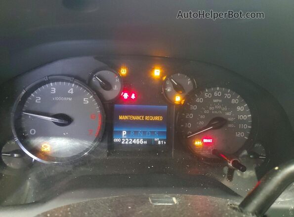 5TFRM5F13HX113064 2017 TOYOTA TUNDRA White Instrument cluster view