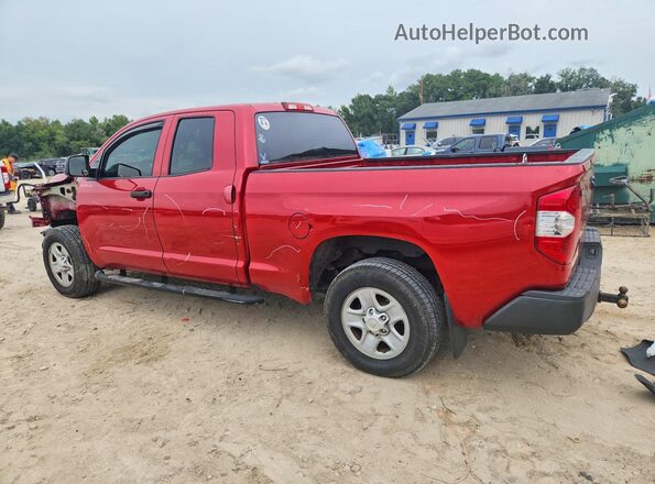 5TFRM5F17JX123067 2018 TOYOTA TUNDRA Red Rear left