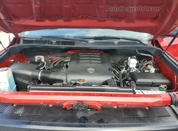 5TFRM5F18HX119992 2017 TOYOTA TUNDRA Бордовый Вид задней части салона
