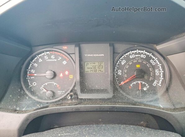 5TFRX5GNXHX094831 2017 TOYOTA TACOMA White Սարքավորումների վահանակի տեսք