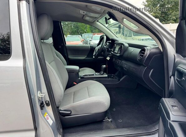 5TFRX5GNXKX149592 2019 TOYOTA TACOMA Silver წინა სალონის ხედი