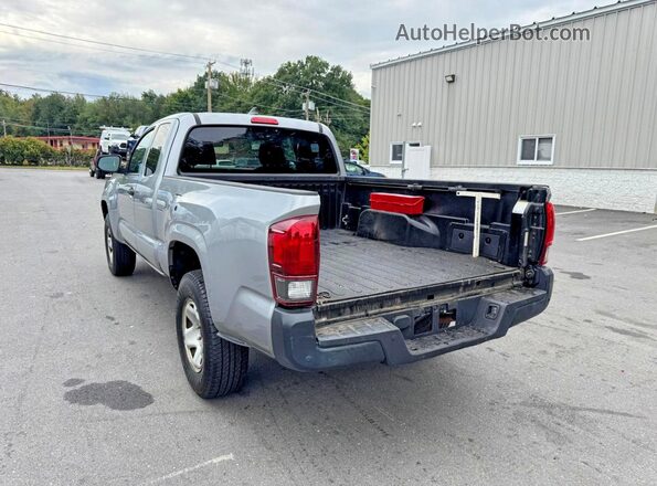 5TFRX5GNXKX149592 2019 TOYOTA TACOMA Silver უკანა მარცხენა