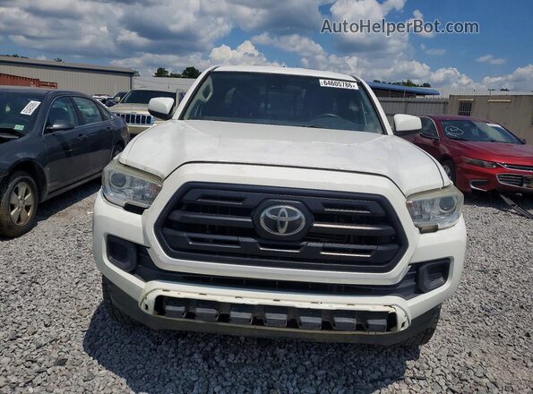 5TFSZ5AN1KX201373 2019 TOYOTA TACOMA White წინა ხედი