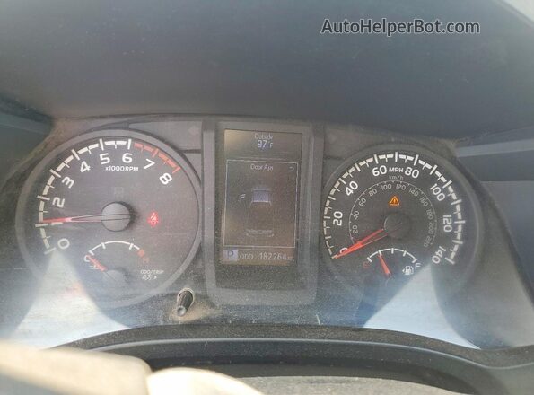 5TFSZ5AN1KX201373 2019 TOYOTA TACOMA White ხელსაწყოთა პანელის ხედი