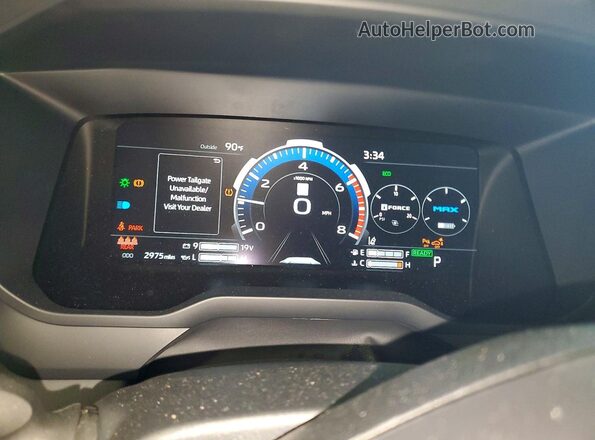 5TFWC5DB8TX145874 2026 TOYOTA TUNDRA White Instrument cluster view