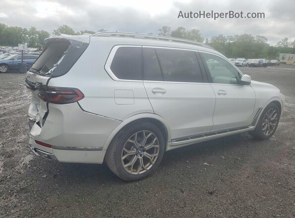 5UX23EM02R9S54386 2024 BMW X7 White Հետևի աջ