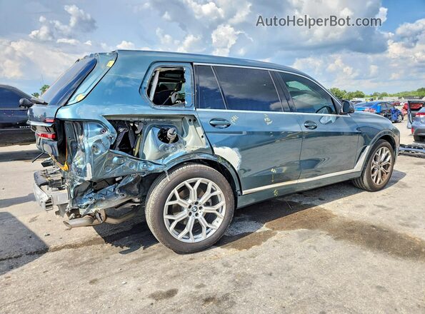5UX23EM06S9Y17123 2025 BMW X7 Green Հետևի աջ