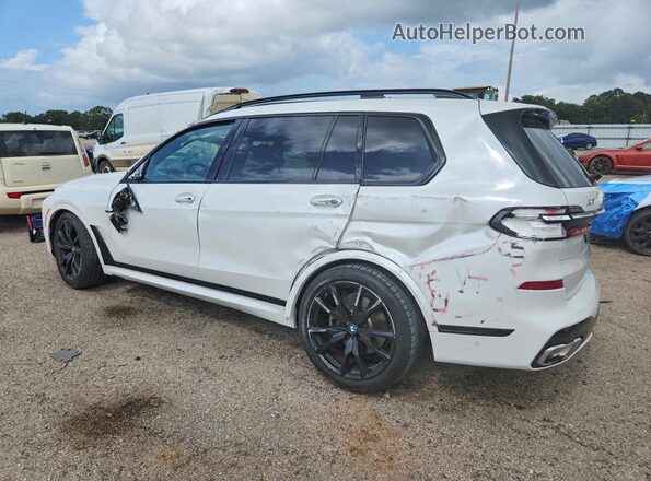 5UX23EM07S9W54448 2025 BMW X7 White Tył lewy
