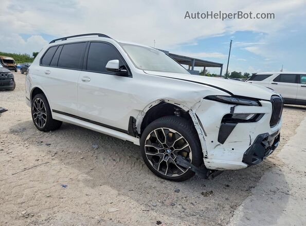 5UX23EM08R9W19296 2024 BMW X7 White Przód prawy