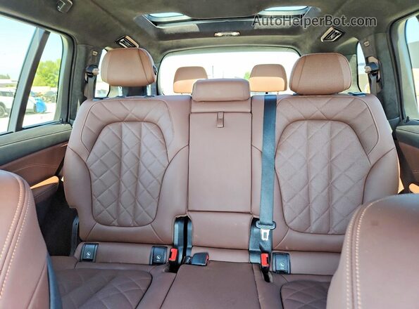 5UX23EM0XR9V13562 2024 BMW X7 Black Вид задніх сидінь