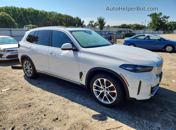 5UX23EU01R9V50791 2024 BMW X5 White Առջևի աջ