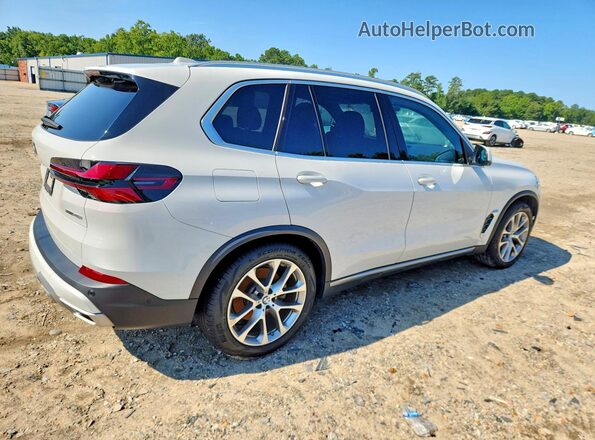 5UX23EU01R9V50791 2024 BMW X5 White Հետևի աջ
