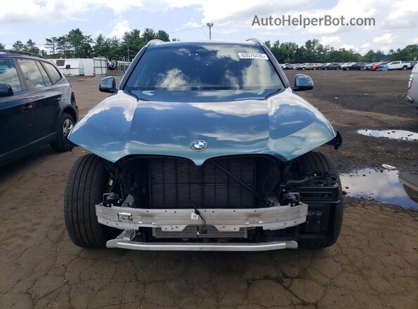 5UX23EU01S9W74128 2025 BMW X5 Blue Front view