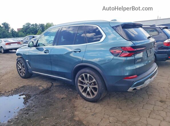 5UX23EU01S9W74128 2025 BMW X5 Blue Rear left