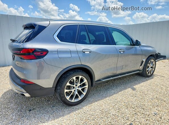 5UX23EU01S9Z42899 2025 BMW X5 Silver Հետևի աջ