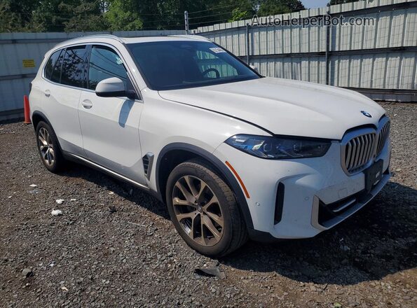 5UX23EU02R9V02653 2024 BMW X5 White Front right
