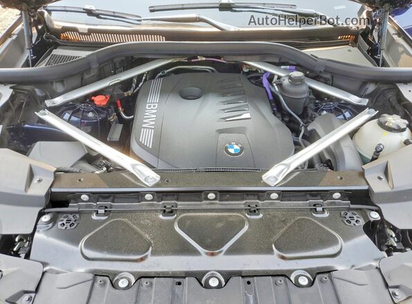 5UX23EU03R9U22178 2024 BMW X5 Синий Вид подкапотного пространства