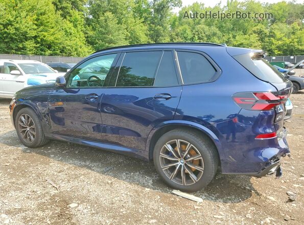 5UX23EU03R9U22178 2024 BMW X5 Синий Задняя левая четверть