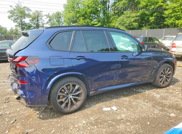 5UX23EU03R9U22178 2024 BMW X5 Синий Задняя правая четверть