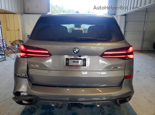 5UX23EU03T9420213 2026 BMW X5 Blue Rear view