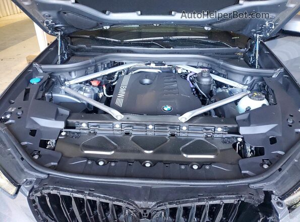 5UX23EU03T9420213 2026 BMW X5 Blue Engine compartment view