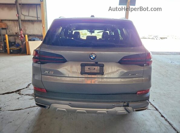 5UX23EU08R9T29222 2024 BMW X5 Gray Вид ззаду